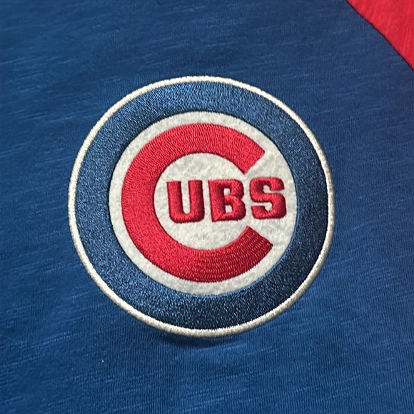 Chicago Cubs Mitchell & Ness 3/4 Sleeve Henley shirt - Picture 3 of 7